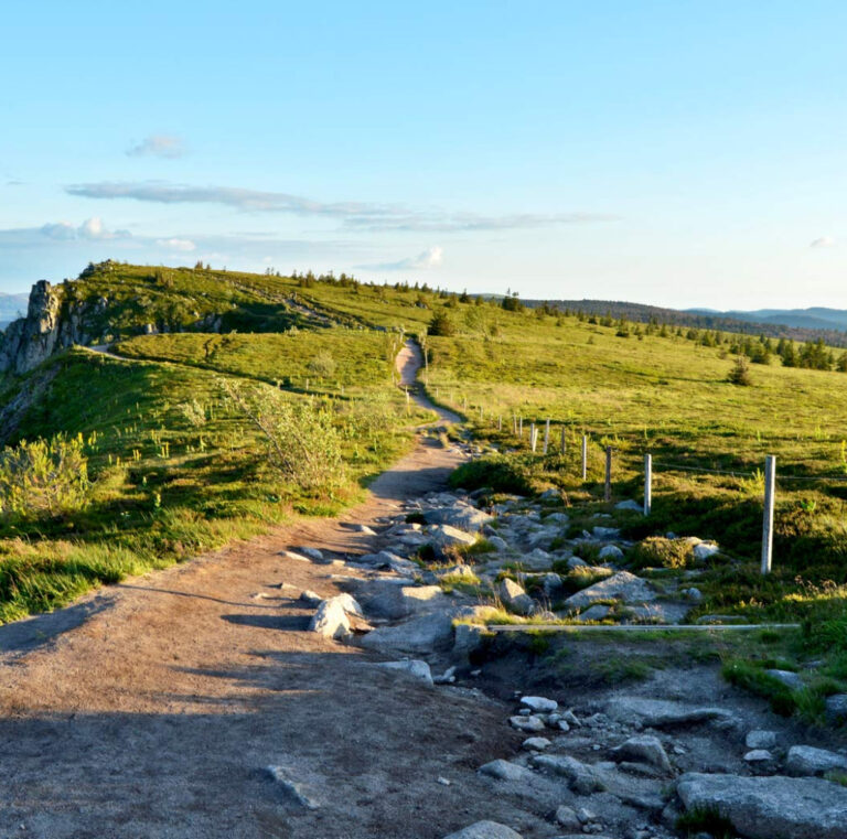 Le Lac BLanc en été dans le Massif des Vosges